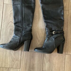 Marc Fisher Black Heeled Boots